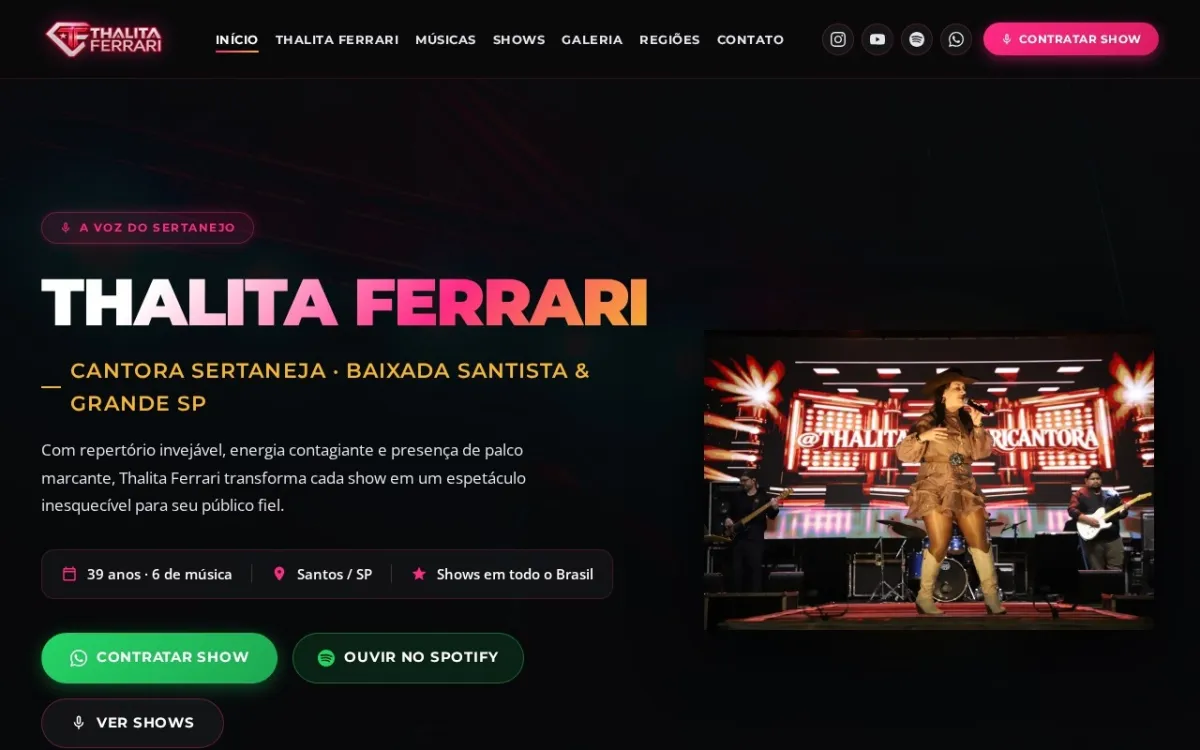 Thalita Ferrari - Cantora